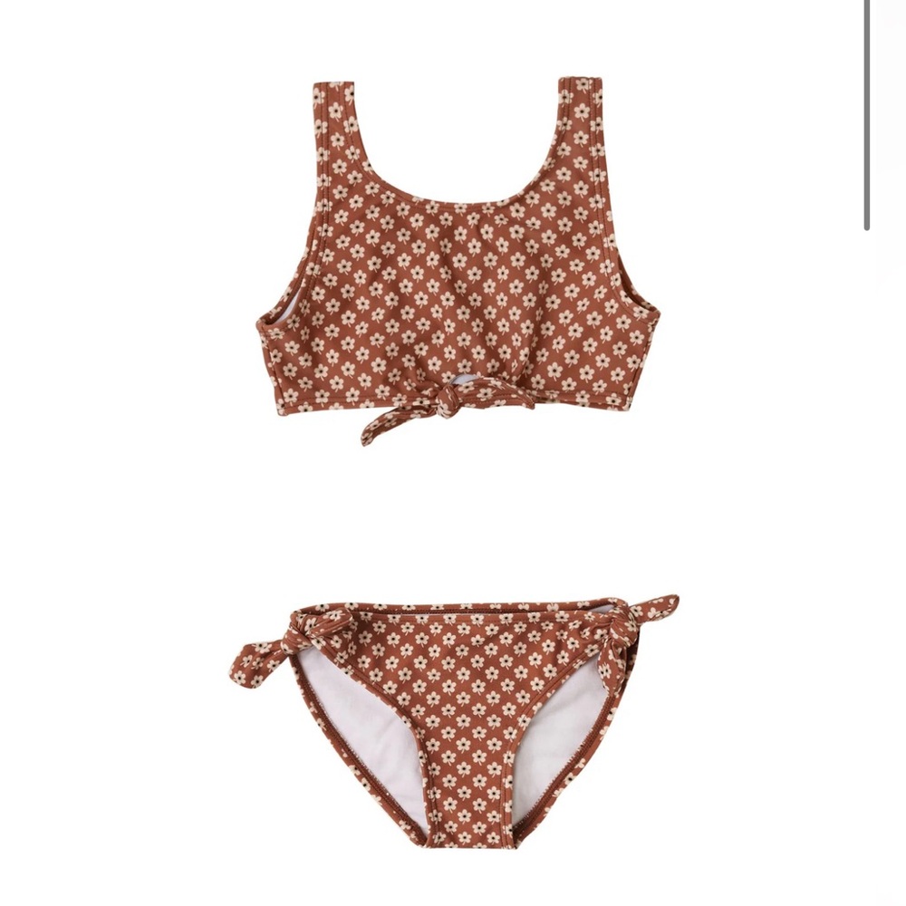 Rylee + Cru Flower Power Knotted Bikini